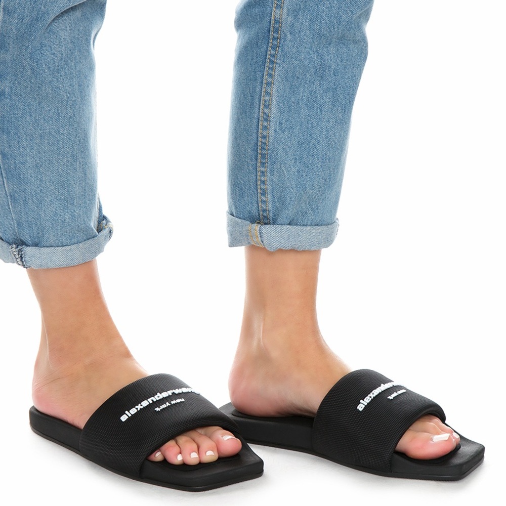 Gorgeous and comfortable Alexander Wang pool slides